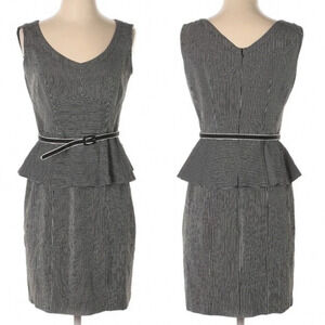 Nanette Lepore stripe peplum dress